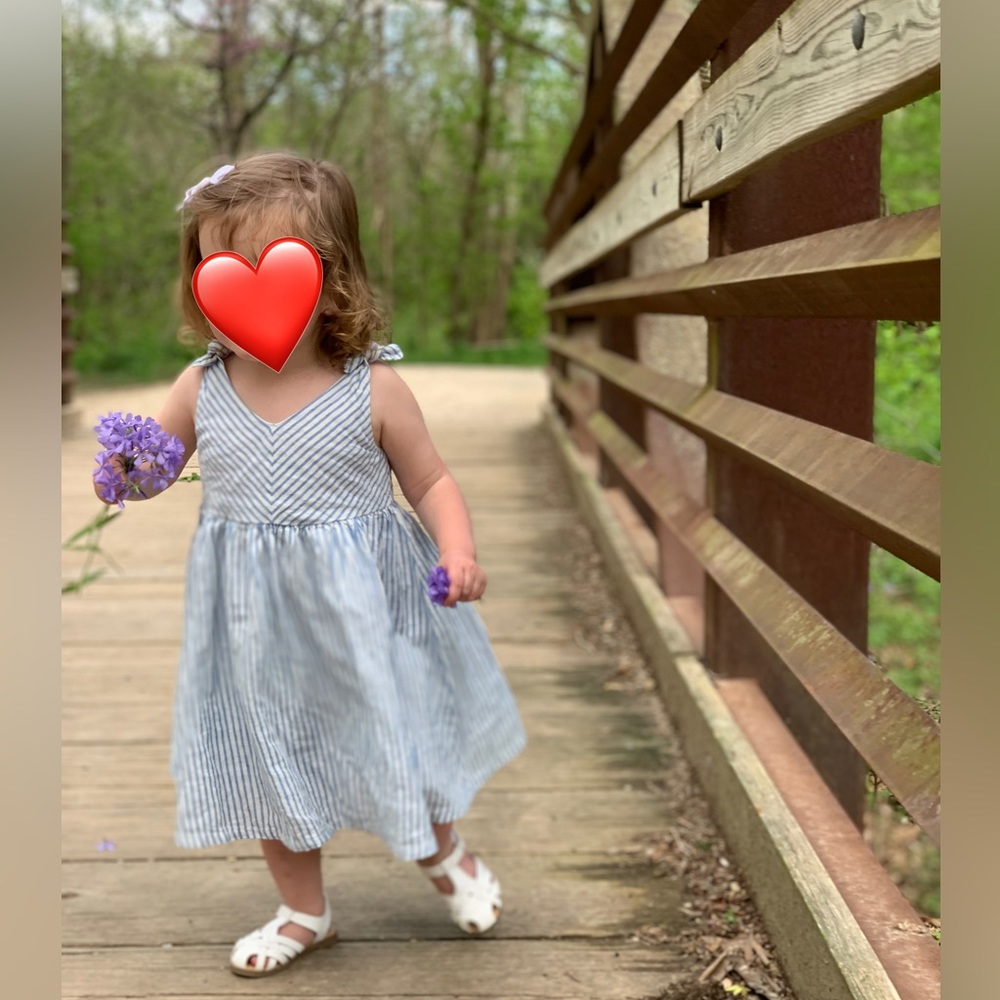 Toddler 2T seersucker dress